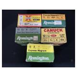 12 GA Remington, Canuck & Super X Ammunition.