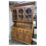 Traditional Style Maple Hutch.