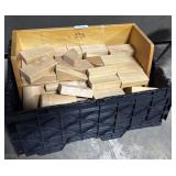 Vtg Solid Wood Building Blocks.