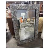 Mosaic Crackled Frame Wall Mirror.