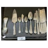 Billy Burke Colonial Silver Spoons, Nickel Silver