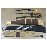 3 Daisy BB Guns & Soft Rifle Cases.