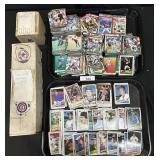 Lot Of Baseball & Football Trading Cards.