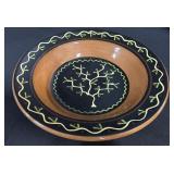 Breininger Pottery Redware Bowl.