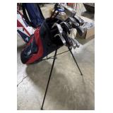 Golf Clubs & Strata Bag.