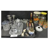 Silver Plated Goblets, Juice Decanter & Tumblers