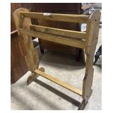 Pine Quilt Rack.