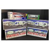 Lot Of Hess Trucks & Die Cast Nascar Model.