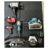 Compact Driver, Angle Grinder, Belt Sander.