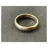 14K Gold Band Ring.
