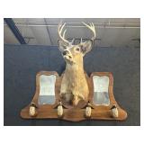 10-Point Taxidermy Buck Mount Gun Rack.