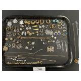 14 KT Gold Earrings, Sterling Silver Rings,