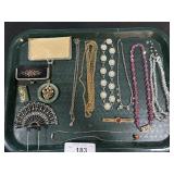 Costume Jewelry, Necklaces, Pendants, Manicure Set