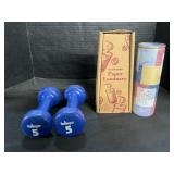 Bollinger 5Lb Weights, Paper Luminary Candle.