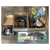 Heat Gun, Drill, NASCAR Pictures, Train Set.
