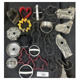 Vintage Metal Cookie Cutters.