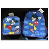 NWT Disney Mickey Mouse Lunchbox & Backpack.
