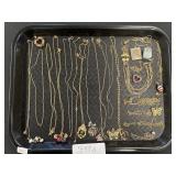3 Sterling Silver Necklace Chains, Costume
