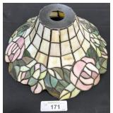 Leaded Stained Glass Tiffany Style Lamp Shade.