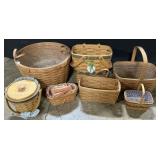 7 Longaberger Baskets.