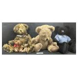 Lot Of 5 Vintage Teddy Bears.