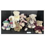 9 Teddy Bears, Mohair, Boydsï¿½ Bears.