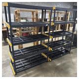 (2) Rubbermaid Shelves.