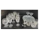 Waterford Crystal Glasses & Plates.