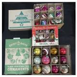 Vintage Glass Christmas Ornaments, Shiny Brite.