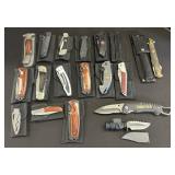Pocket Knives, Snap-on, Kershaw, KA-BAR, Budk.