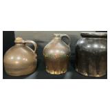 F. H. Cowden Crock, Floral & Stoneware Jugs.