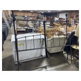 Wrought Iron Headboard & Frame.