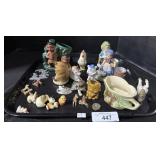 Lot Of Ceramic Figures & Statues.