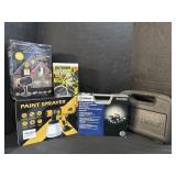 Galaxy Laser, Paint Sprayer, Stair Threads, Air