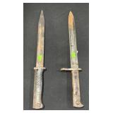2 Vintage Bayonets.
