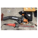 B&D Hedge Trimmer, Worx Blower.