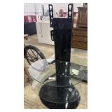 Tiered Tempered Glass TV Stand.