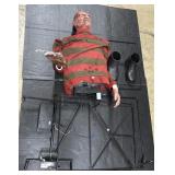 Automated Freddy Kruger Halloween Figure.
