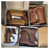Lot Of 4 Pair Of Boots.