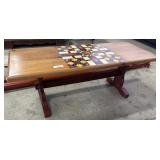 Pennsylvania Dutch Folk Art Painted Table.