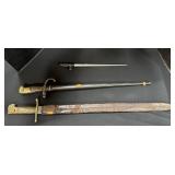 French Model Gras Bayonets.