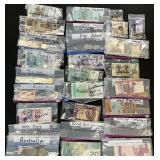 Foreign Currency, Canada, Australia, India, UK.