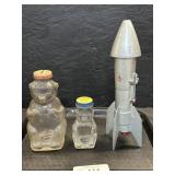 Snow Crest & Mr.Bear Bottles, Asto Missile Bank
