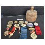 Vintage Local PA Pins, Womelsdorf, Bernville,