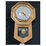 G. Hornberger Regulator Wall Clock.