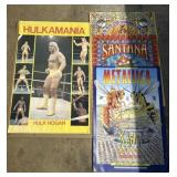 2000 Metallica Concert Poster & Hulk Hogan.