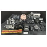 Large Lot Of Various Cameras & Accessories,