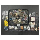 Lot Of Costume Jewelry, Necklaces, Earrings,