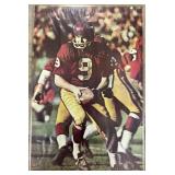 Redskins Sonny Jorgensen Football Poster.