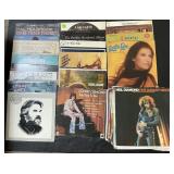 Record Albums, Kenny Rogers, Streisand, Diamond.